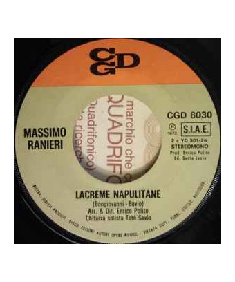 'O Surdato 'Nnammurato [Massimo Ranieri] - Vinyle 7", 45 tours