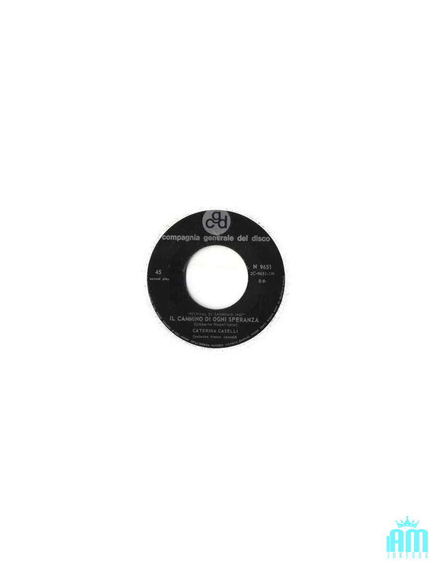 Der Weg aller Hoffnung [Caterina Caselli] – Vinyl 7", 45 RPM [product.brand] 1 - Shop I'm Jukebox 