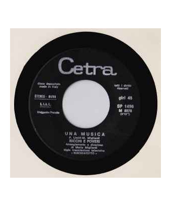 Una Musica [Ricchi E Poveri] - Vinyl 7", 45 RPM