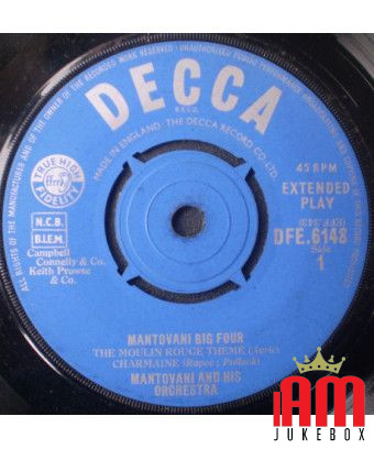 Mantovani's Big Four [Mantovani And His Orchestra] - Vinyl 7", 45 RPM, EP, Reissue [product.brand] 1 - Shop I'm Jukebox 