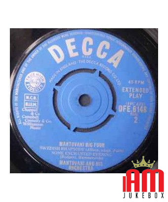 Mantovani's Big Four [Mantovani And His Orchestra] - Vinyl 7", 45 RPM, EP, Reissue [product.brand] 1 - Shop I'm Jukebox 