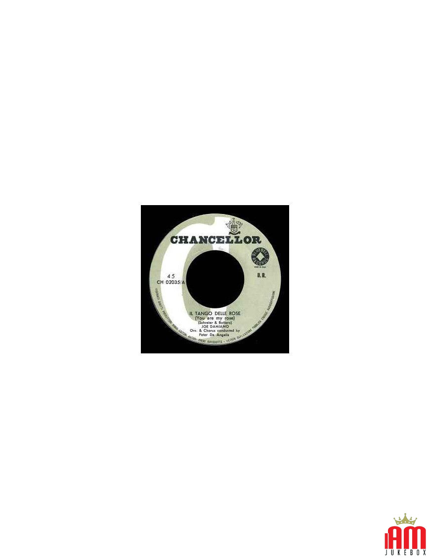 Der Tango der Rosen You Are My Rose [Joe Damiano] – Vinyl 7", 45 RPM [product.brand] 1 - Shop I'm Jukebox 