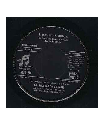 La Traviata [Tito Gobbi,...] - Vinyl 7"