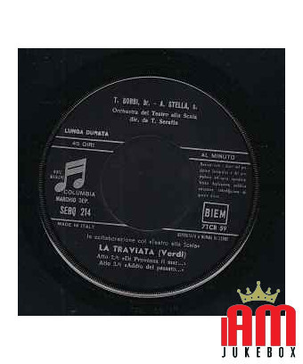 La Traviata [Tito Gobbi,...] - Vinyl 7" [product.brand] 1 - Shop I'm Jukebox 