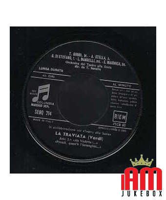 La Traviata [Tito Gobbi,...] - Vinyl 7" [product.brand] 1 - Shop I'm Jukebox 