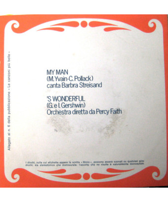 My Man's Wonderful [Barbra Streisand,...] – Vinyl 7", 45 RPM [product.brand] 1 - Shop I'm Jukebox 
