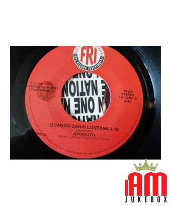 Quando Sarai Lontana [Jovanotti] - Vinyl 7" [product.brand] 1 - Shop I'm Jukebox 