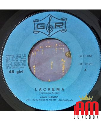 Lacrema 'E Figlie Nun Se Lassano [Nando Paduano] – Vinyl 7", 45 RPM [product.brand] 1 - Shop I'm Jukebox 