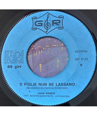 Lacrema 'E Figlie Nun Se Lassano [Nando Paduano] – Vinyl 7", 45 RPM [product.brand] 1 - Shop I'm Jukebox 