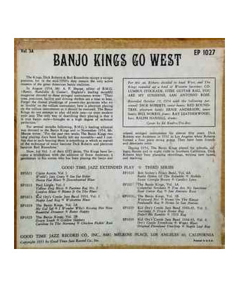 Banjo Kings Go West Vol.3a [The Banjo Kings] - Vinyle 7", EP, Mono