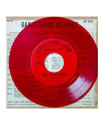 Banjo Kings Go West Vol. 3a [The Banjo Kings] – Vinyl 7", EP, Mono [product.brand] 1 - Shop I'm Jukebox 