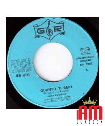 Quanto Ti Amo Una Lacrima [Various] - Vinyl 7", Single [product.brand] 1 - Shop I'm Jukebox 