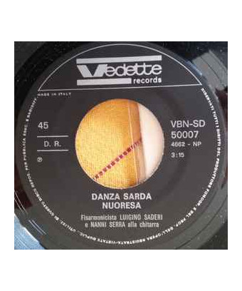 Ballu Disperau Danza Sarda Nuoresa [Luigino Saderi,...] – Vinyl 7", 45 RPM [product.brand] 1 - Shop I'm Jukebox 