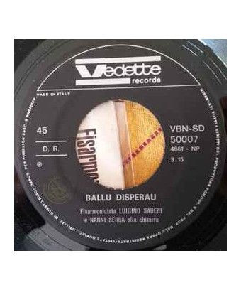 Ballu Campidanesu Brichiddi Nuorese [Luigino Saderi,...] - Vinyle 7", 45 Tours [product.brand] 1 - Shop I'm Jukebox 