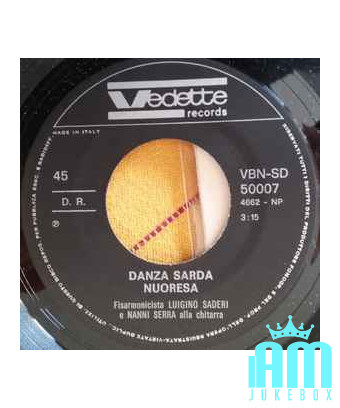 Ballu Campidanesu Brichiddi Nuorese [Luigino Saderi,...] – Vinyl 7", 45 RPM [product.brand] 1 - Shop I'm Jukebox 