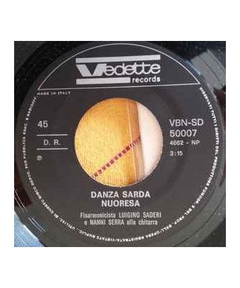 Ballu Campidanesu Brichiddi Nuorese [Luigino Saderi,...] - Vinyle 7", 45 Tours [product.brand] 1 - Shop I'm Jukebox 