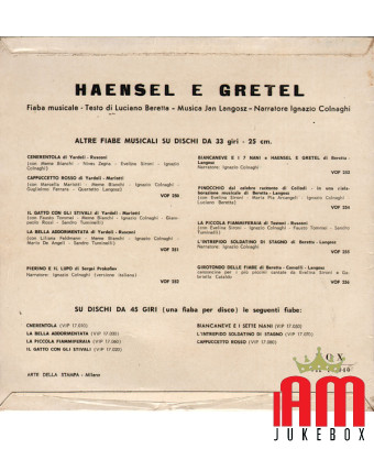 Haensel et Gretel [Ignazio Colnaghi] - Vinyl 7", 45 tours, EP