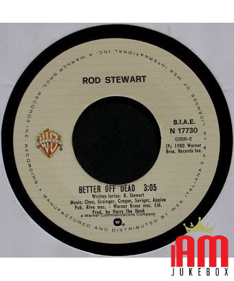 Passion [Rod Stewart] - Vinyle 7", 45 tours, single [product.brand] 1 - Shop I'm Jukebox 