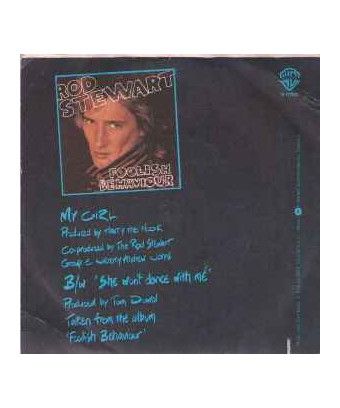 My Girl [Rod Stewart] - Vinyl 7", 45 RPM [product.brand] 1 - Shop I'm Jukebox 