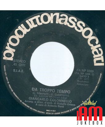 Je n'ai que toi depuis trop longtemps [Giancarlo Colonnello] - Vinyl 7", 45 RPM [product.brand] 1 - Shop I'm Jukebox 