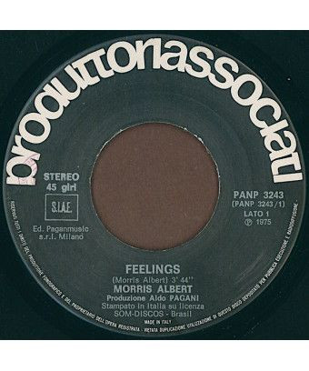 Feelings [Morris Albert] – Vinyl 7", 45 RPM [product.brand] 1 - Shop I'm Jukebox 