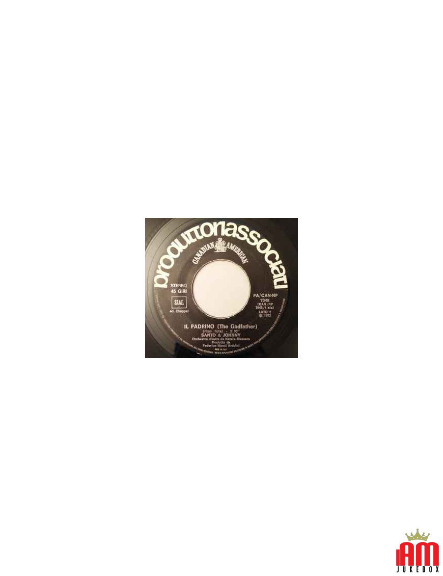 The Godfather [Santo & Johnny] - Vinyl 7", 45 RPM, Single, Stereo [product.brand] 1 - Shop I'm Jukebox 