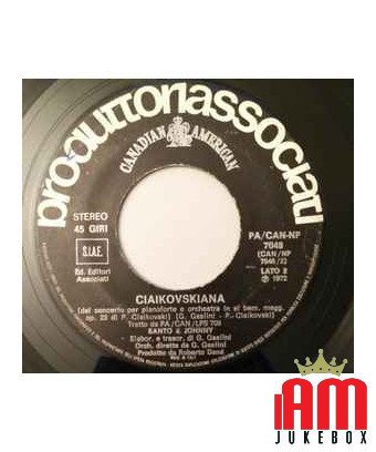 The Godfather [Santo & Johnny] - Vinyl 7", 45 RPM, Single, Stereo [product.brand] 1 - Shop I'm Jukebox 