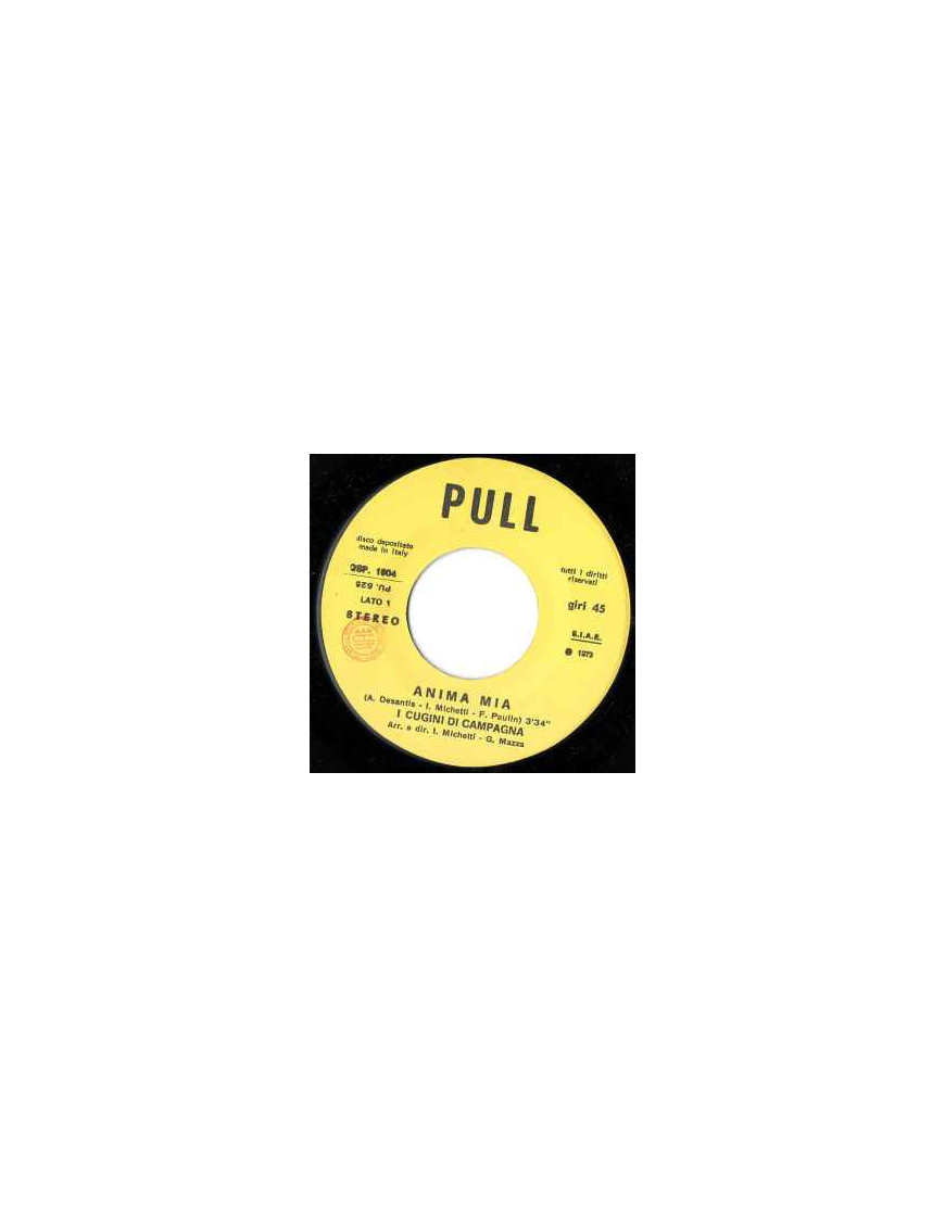 Anima Mia [I Cugini Di Campagna] – Vinyl 7", 45 RPM [product.brand] 1 - Shop I'm Jukebox 