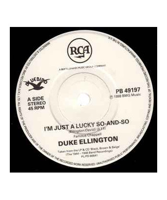 I'm Just A Lucky So-And-So [Duke Ellington] - Vinyl 7", 45 RPM, Single [product.brand] 1 - Shop I'm Jukebox 