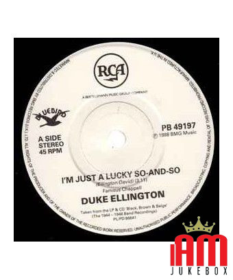 I'm Just A Lucky So-And-So [Duke Ellington] – Vinyl 7", 45 RPM, Single [product.brand] 1 - Shop I'm Jukebox 