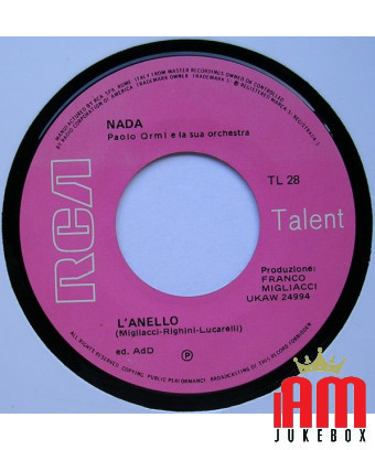 L'Anneau [Nada (8)] - Vinyle 7", 45 TR/MIN [product.brand] 1 - Shop I'm Jukebox 