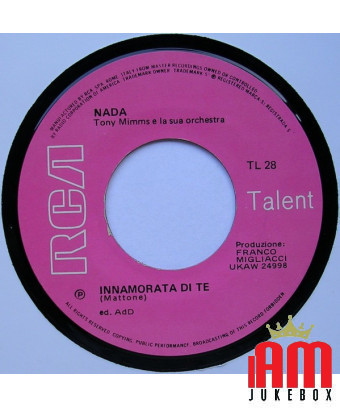 L'Anello [Nada (8)] - Vinyl 7", 45 RPM [product.brand] 1 - Shop I'm Jukebox 