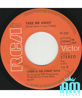 Stop (When You Do What You Do) Take Me Away [Linda Fields & The Funky Boys] - Vinyle 7", 45 tours, stéréo [product.brand] 1 - Sh