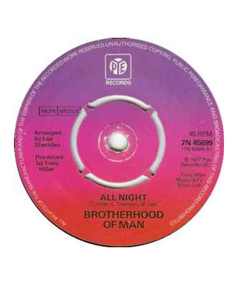Angelo [Brotherhood Of Man] - Vinyl 7", 45 RPM, Single