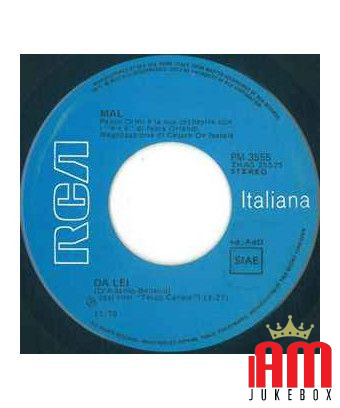 Oggi Mi Apri Le Braccia Da Lei [Mal] - Vinyl 7", 45 RPM, Stereo [product.brand] 1 - Shop I'm Jukebox 