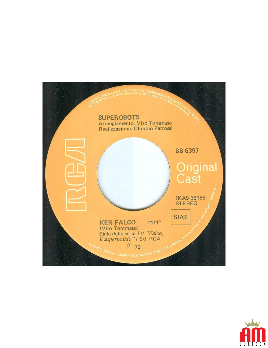 Ken Falco [Superobots] - Vinyl 7", 45 RPM, Single, Stereo