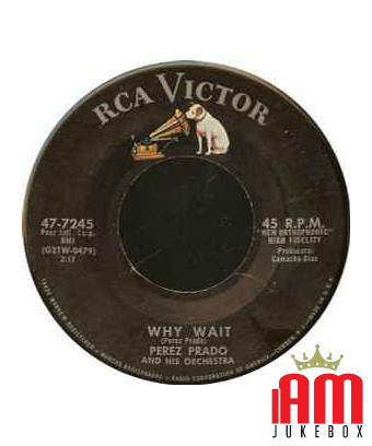 Patricia Why Wait [Perez Prado And His Orchestra] - Vinyl 7", 45 RPM, Single