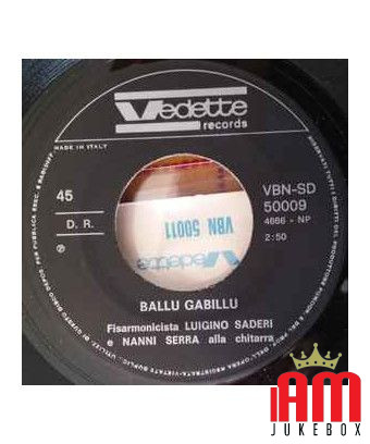 Arrosciada Sarda Ballu Cabillu [Luigino Saderi,...] - Vinyle 7", 45 Tours [product.brand] 1 - Shop I'm Jukebox 