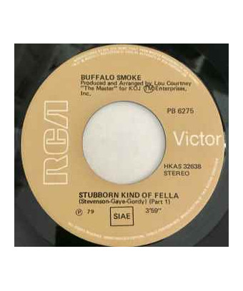 Stubborn Kind Of Fella [Buffalo Smoke] – Vinyl 7", 45 RPM, Stereo [product.brand] 1 - Shop I'm Jukebox 