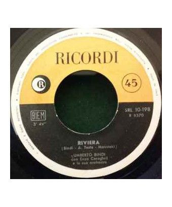 Riviera [Umberto Bindi] - Vinyle 7", 45 tours [product.brand] 1 - Shop I'm Jukebox 