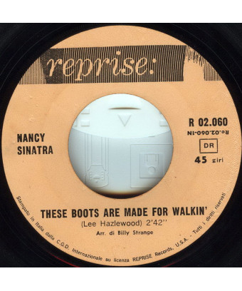 Diese Stiefel sind zum Walken gemacht [Nancy Sinatra] – Vinyl 7", Single, 45 RPM