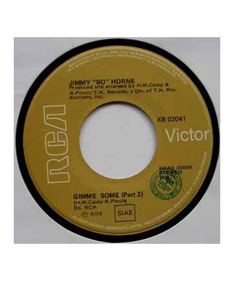 Gimme Some [Jimmy "Bo" Horne] - Vinyl 7", 45 RPM, Repress, Stereo [product.brand] 1 - Shop I'm Jukebox 