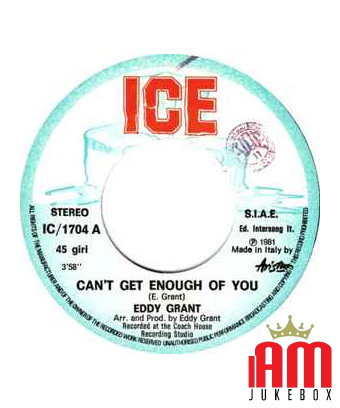 Je ne peux pas en avoir assez de toi [Eddy Grant] - Vinyl 7", 45 tr/min, Single