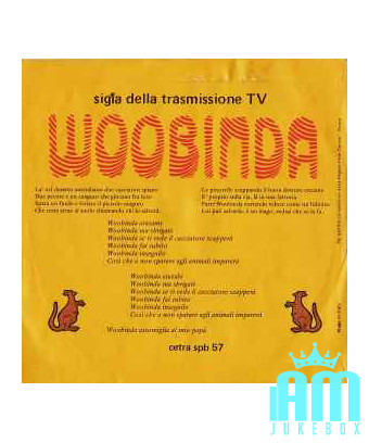 Woobinda [Riccardo Zara,...] - Vinyl 7", 45 RPM [product.brand] 1 - Shop I'm Jukebox 