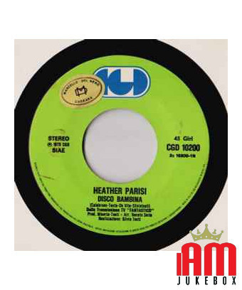 Disco Bambina [Heather Parisi] - Vinyl 7", 45 RPM, Stereo [product.brand] 1 - Shop I'm Jukebox 