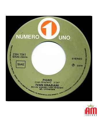 Paolina [Ivan Graziani] – Vinyl 7", 45 RPM, Stereo [product.brand] 1 - Shop I'm Jukebox 