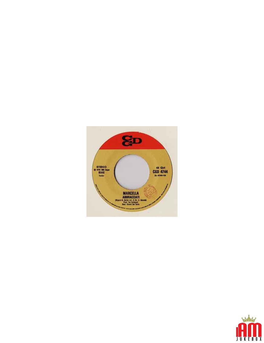 Abbracciati [Marcella Bella] – Vinyl 7", 45 RPM, Stereo [product.brand] 1 - Shop I'm Jukebox 