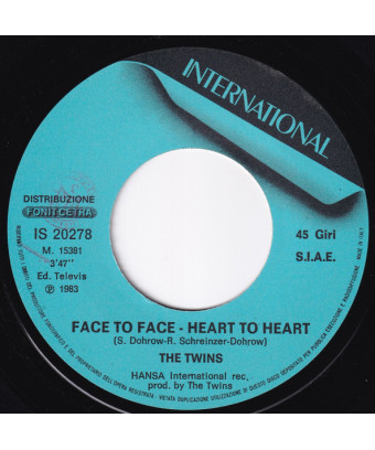 Face To Face - Heart To Heart [The Twins] - Vinyle 7", 45 RPM [product.brand] 1 - Shop I'm Jukebox 