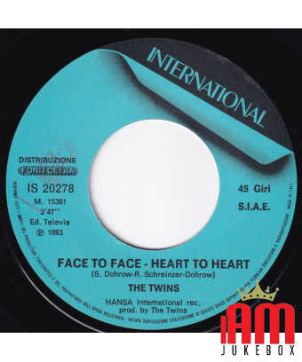Face To Face - Heart To Heart [The Twins] - Vinyle 7", 45 RPM