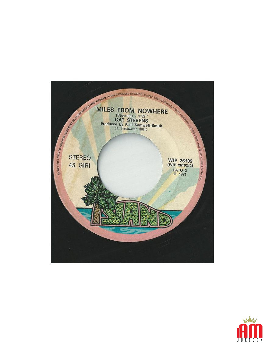 Tuesday's Dead [Cat Stevens] - Vinyle 7", 45 tours [product.brand] 1 - Shop I'm Jukebox 